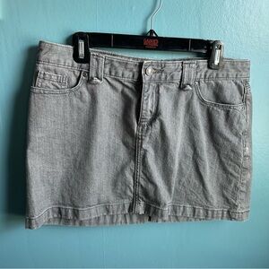 Patagonia Charcoal Denim Mini Skirt
